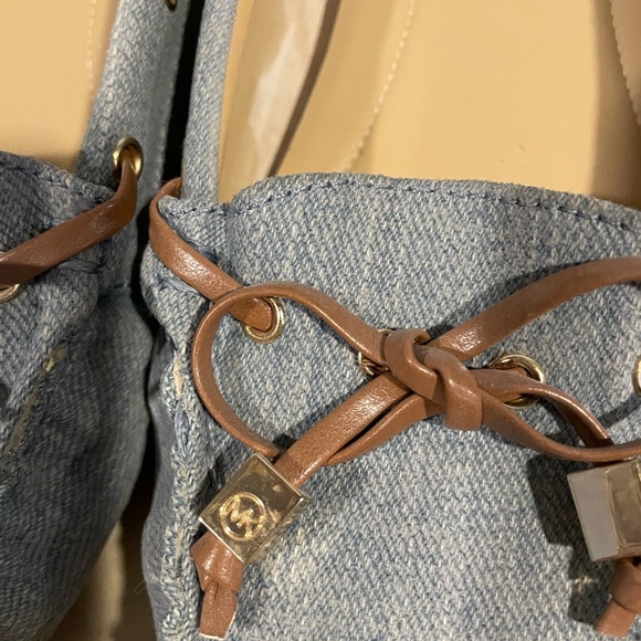 Michael Kors denim loafers size 6 - Picture 8 of 12